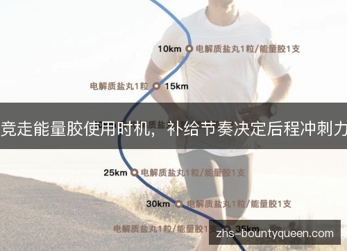 竞走能量胶使用时机，补给节奏决定后程冲刺力